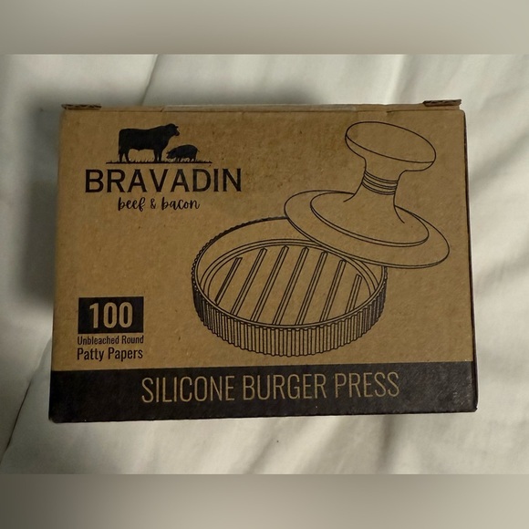 Bravadin NIB Silicone Burger Press. - Picture 1 of 7